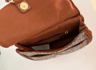 Bolso pequeño Springfield marrón y multicolor