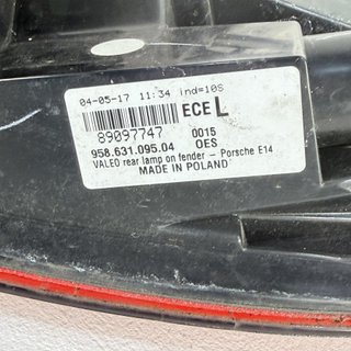 Piloto trasero izquierdo exterior Porsche Cayenne 2010-2014 95863109504