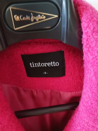Abrigo rosa Tintoretto