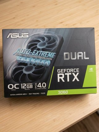 Tarjeta Gráfica ASUS Dual RTX 3060 12GB OC