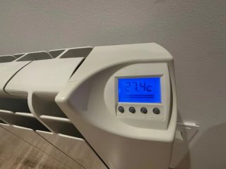 Radiador Eléctrico Blanco Pared 600W