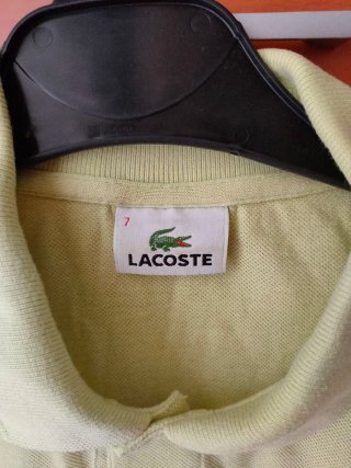 Camiseta Polo Lacoste Amarilla