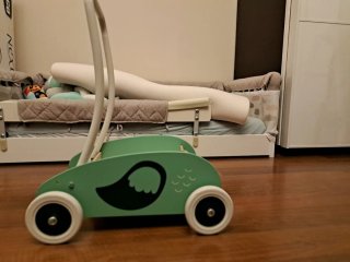 Andador bebé madera Ikea