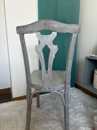 Silla madera estilo barroco romántico