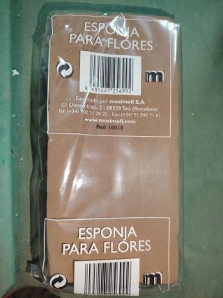 20 Esponjas seca para flores Mosimoll