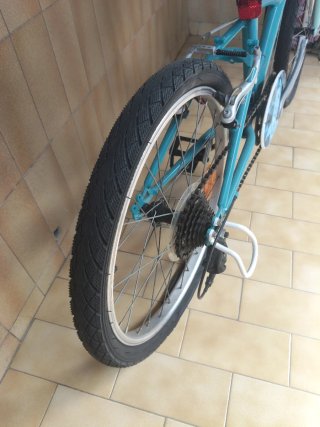 Bicicleta infantil 20 con silla para niño