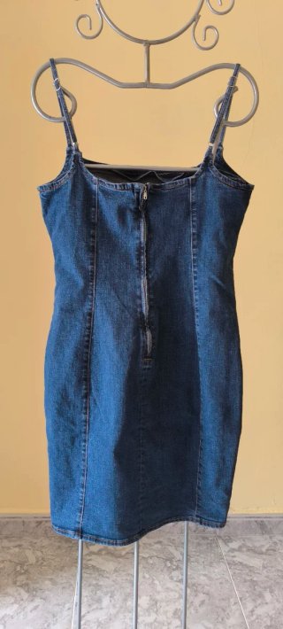 Vestido vaquero Bershka talla L