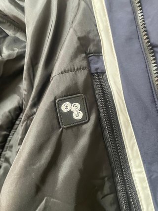 Chaqueta de esquí Colmar azul y blanco