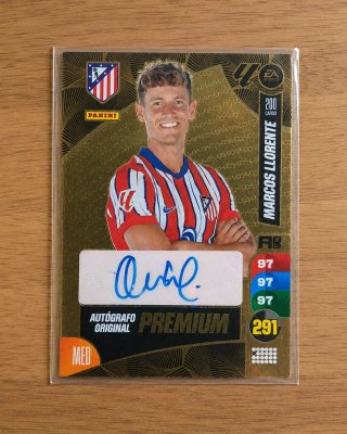 Marcos Llorente Autógrafo Original Premium /200