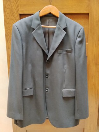 Americana gris hombre