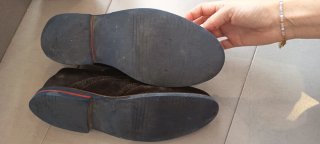 Zapatos "El Ganso" ante marrón hombre