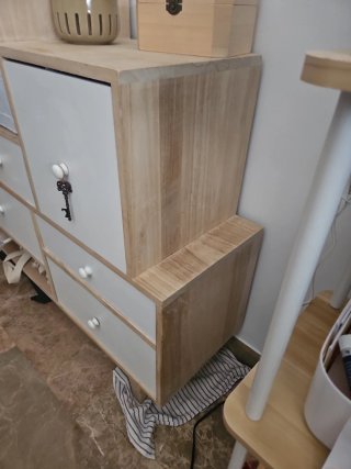 Aparador Maison du Monde in legno e cristallo