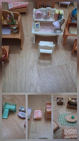 Lote Juguetes Sylvanian Families junto o suelto.