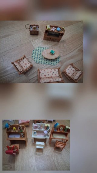 Lote Juguetes Sylvanian Families junto o suelto.