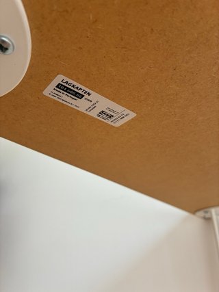Mesa de escritorio 120x60 con ruedas