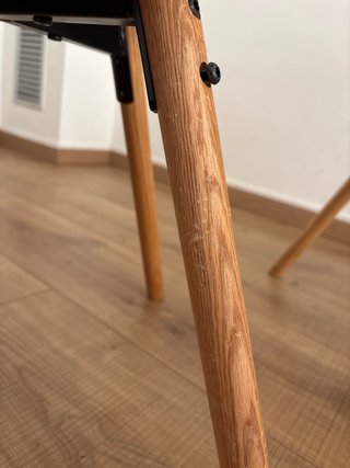 Mesa madera y 4 sillas