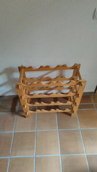 Botellero de madera para bodega