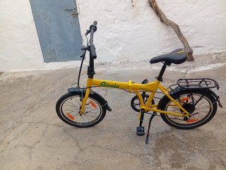Bicicleta plegable Moma Ricola amarilla