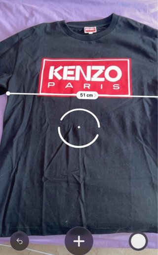 Camiseta Kenzo Paris Negra Talla M