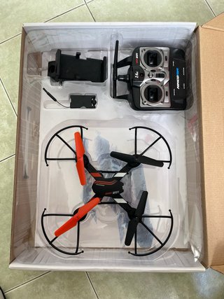 Dron NincoAir Quadrone Sport WiFi Negro/Naranja