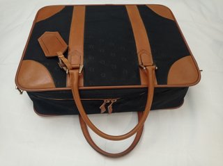Maleta Dior Trotter lona y cuero
