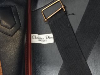 Maleta Dior Trotter lona y cuero