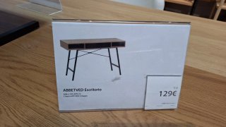 Mesa Escritorio Madera y Metal REGALO SILLA