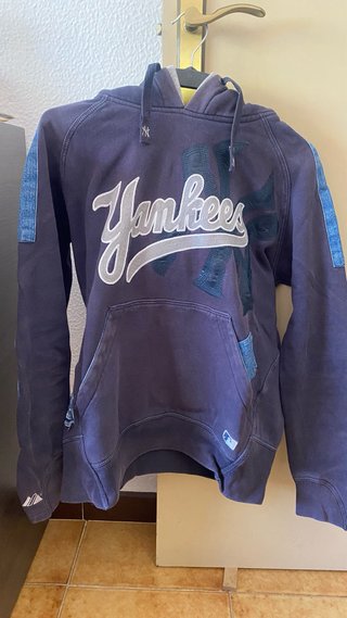 Sudadera Yankees Azul y Gris