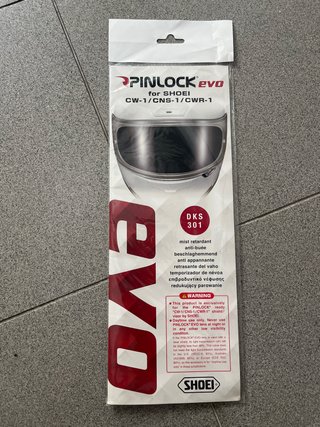 Pinlock Evo para Shoei CW-1/CNS-1/CWR-1
