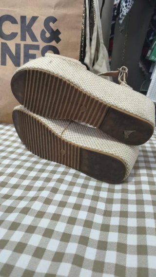Sandalias Marypaz Talla 39 Beige