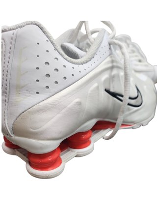 Nike Shox Talla 37.5 Blancas y Rojas
