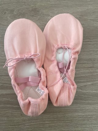 Zapatillas de ballet para niña rosas de talla 35