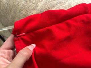 Vestido fiesta rojo asimétrico