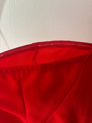 Vestido fiesta rojo asimétrico
