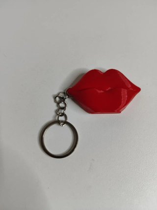 Llavero Labios 3D Impresión