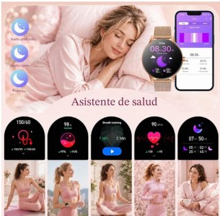 Smartwatch Mujer Dorado
