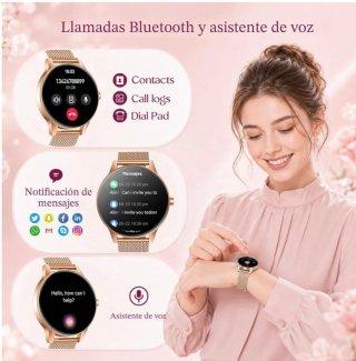 Smartwatch Mujer Dorado