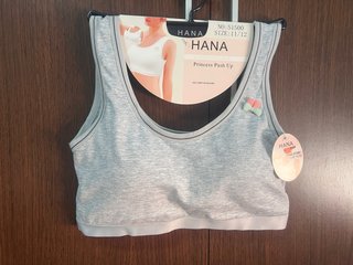 Sujetador deportivo HANA gris talla 11/12