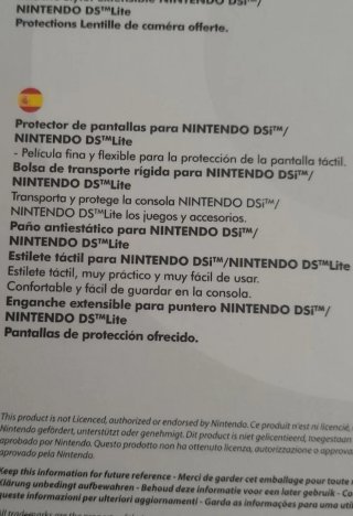 NUEVO. Pack funda+accessori DS LITE,DSI,3DS