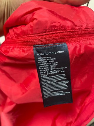 Tommy Jeans TJ Logo Anorak Rojo