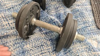 DOMYOS 2 Kit mancuerna 10 kg musculación Corength