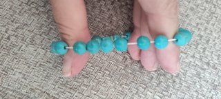 Lote Anillo y Pulsera Turquesa y Dorados