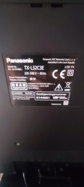 Televisor Panasonic Negro 32"