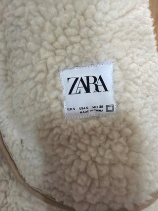 Chaqueta aviador efecto ante con borreguito