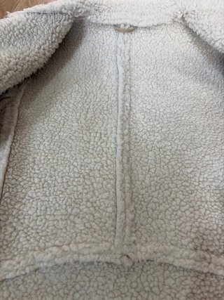 Chaqueta aviador efecto ante con borreguito