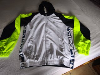 Sudadera Lacoste con capucha y cremallera Talla L