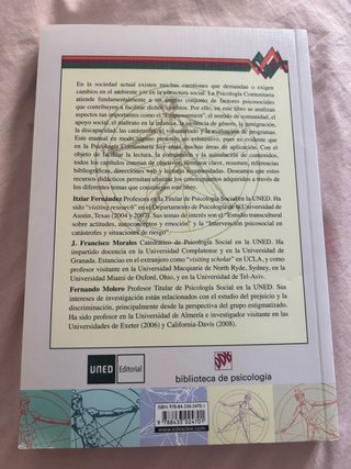 Psicología de la intervención comunitaria