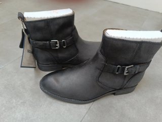 Botas Sebago mujer piel negras