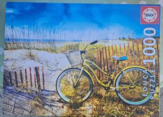 Puzzle Educa 1000 Piezas Playa Bicicleta
