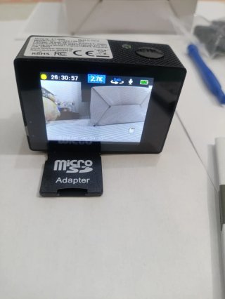 Cámara Deportiva de Acción 4K WiFi + Tarjeta 256GB